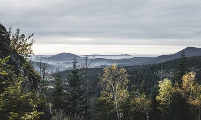 Ausblick von der Hindenburgkanzel