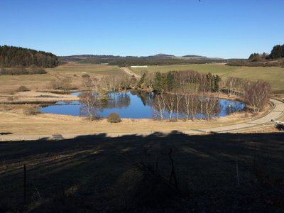 Double volcano, Nowadays Double lakes