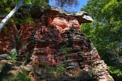 Drachenfels Ansicht von Süden
