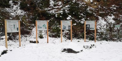 Infotafeln Kiesau