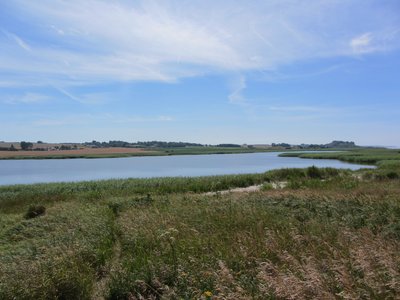 Nature reserve Riesensee - View from northern side - north of Kägsdorf, district Rostock, Mecklenburg-Vorpommern, Germany