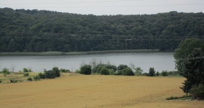 Lake Kleiner Krebssee on Usedom, viewed from Alt Sallenthin