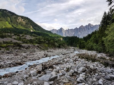 Landschaft im Naturschutzgebiet Karwendel