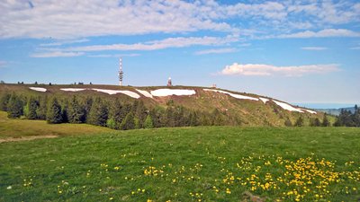 Feldberggipfel im Frühjahr
